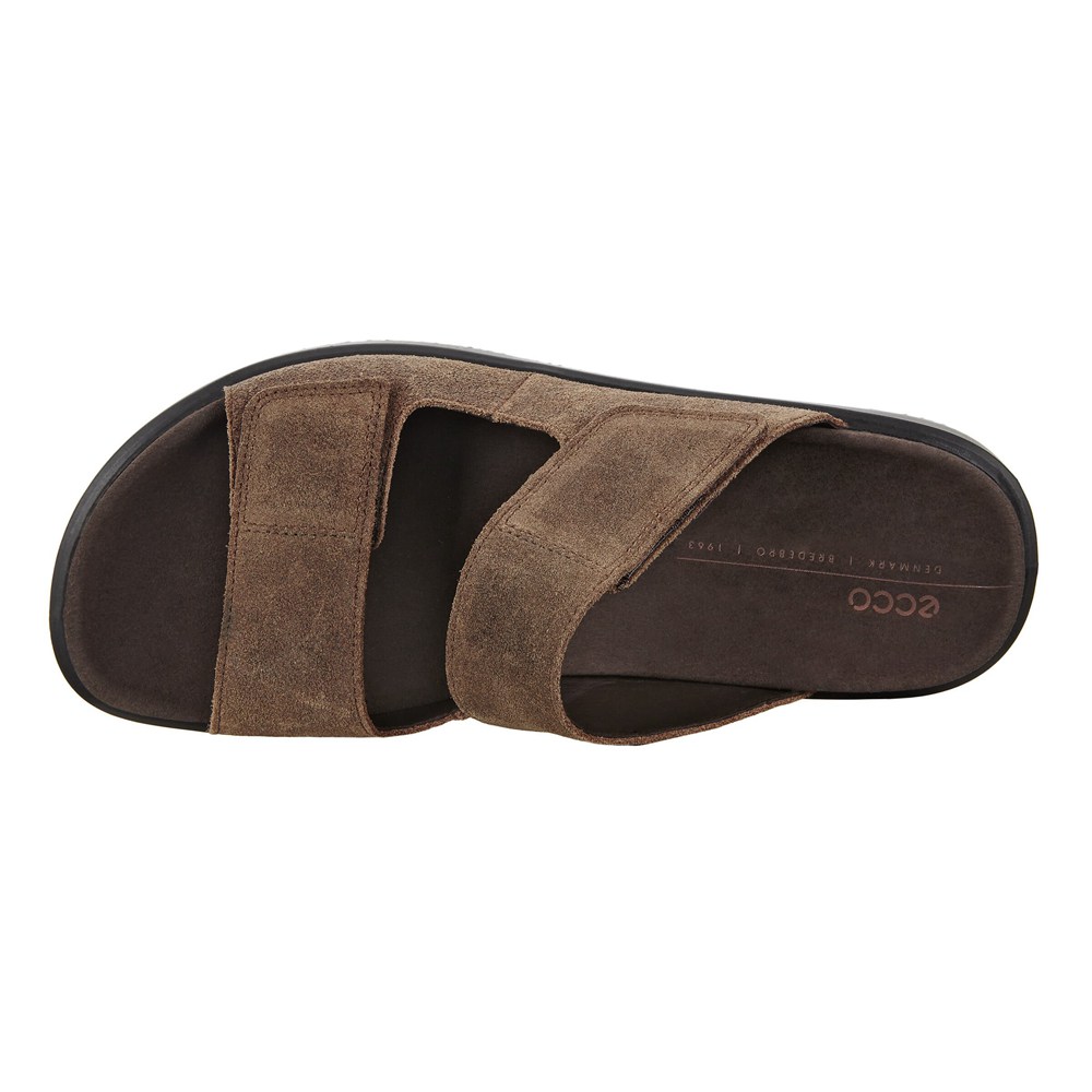 ECCO Mens Sandals Brown - Flowt - XDA-154086